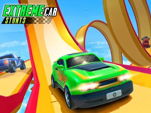 Mega Ramp Car Stunt-Car Racing スクリーンショット 3