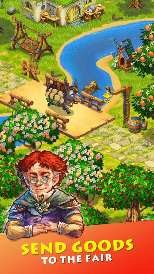 Farmdale: farming games & town スクリーンショット 1