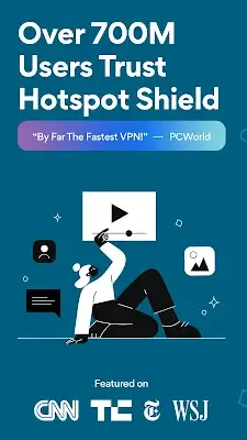 HotspotShield VPN & Wifi Proxy スクリーンショット 1