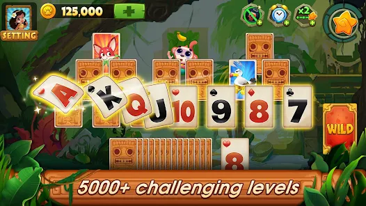 Solitaire TriPeaks Card Games Скриншот 3