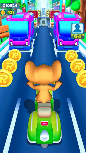 Cat Run : Tom Subway Runner 3D स्क्रीनशॉट 1