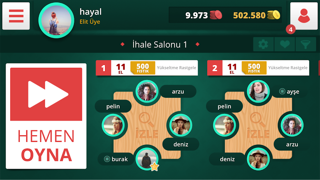 Eşli İhaleli Batak應用截圖第2張