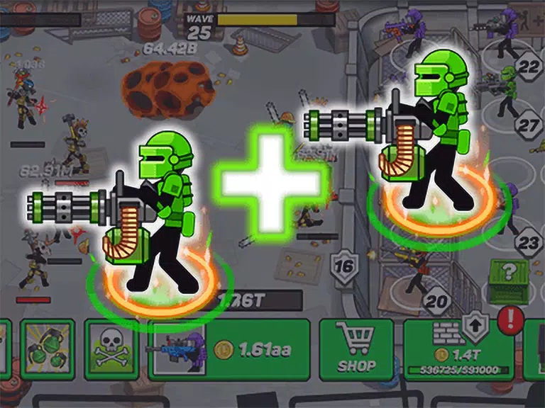 Stickman Defenders: Stick War應用截圖第3張
