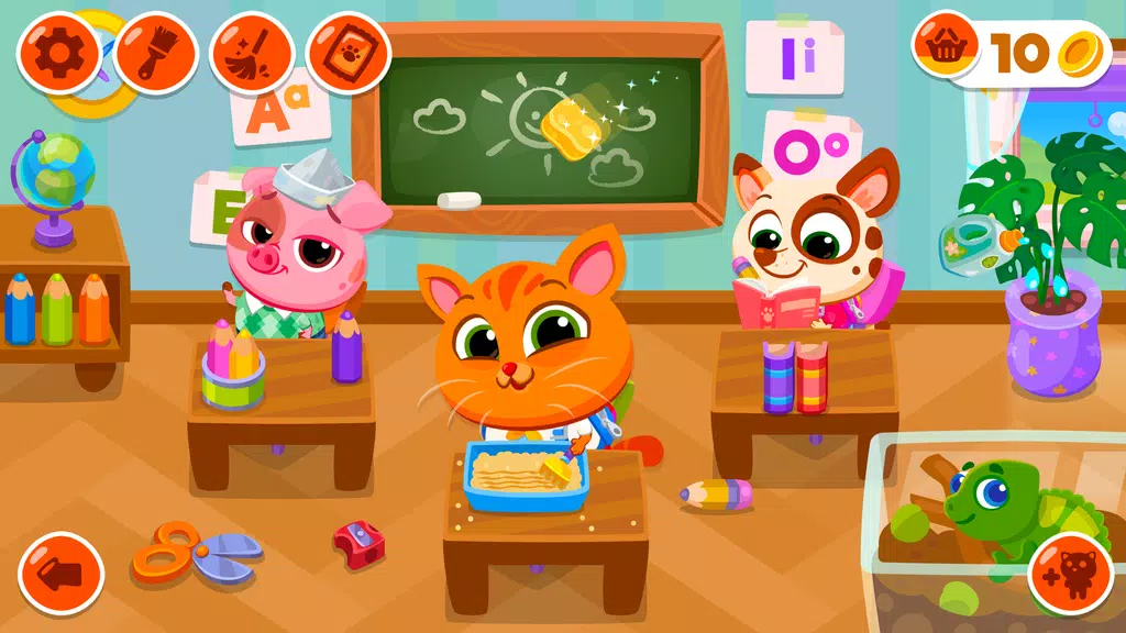 Bubbu School (котик бубу) Скриншот 1