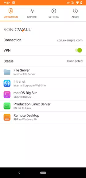 SonicWall Mobile Connect應用截圖第2張