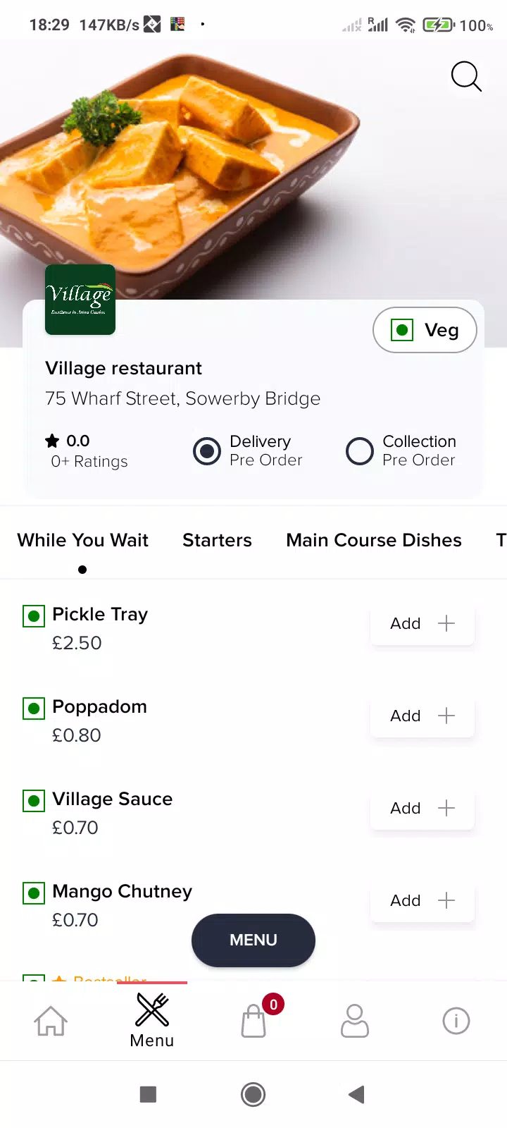 Village Restaurant 스크린샷 2