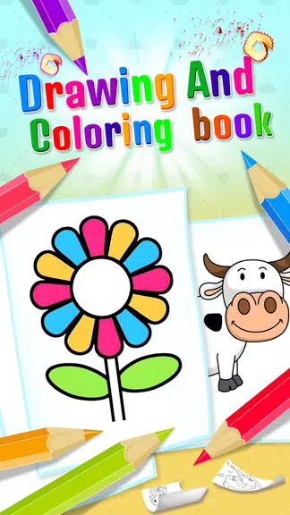 Drawing and Coloring Games Screenshot 2