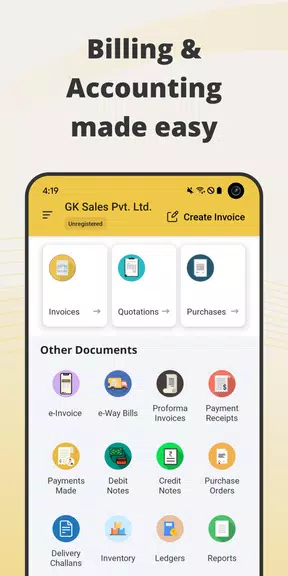 GimBooks: Invoice, Billing App應用截圖第1張