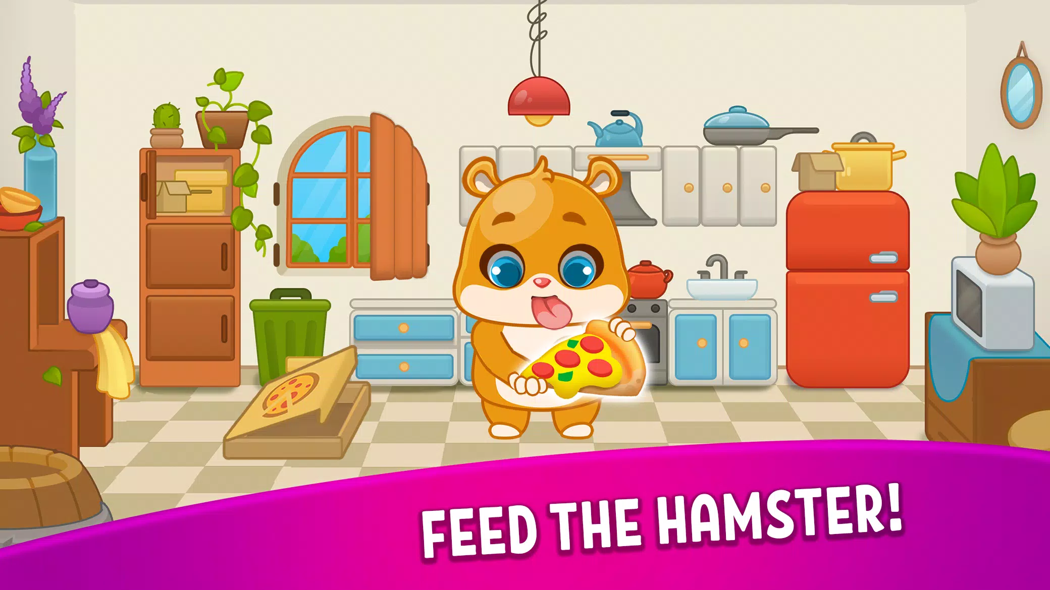 Hamster House: Kids Mini Games Скриншот 2