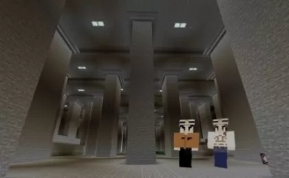 Minecraft G-Cans。圖片來源：Edogawa河辦公室。