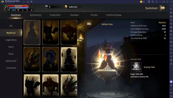 Mythical characters collection in Karnark