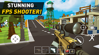 Pixel Danger Zone:Battleroyale 스크린샷 1