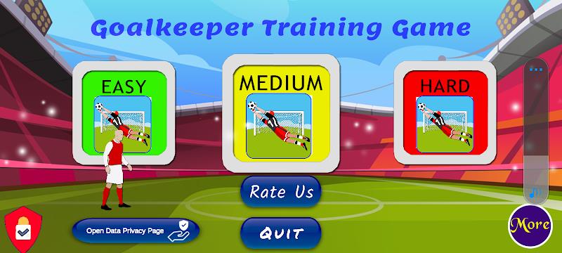 Goalkeeper Training Game Captura de pantalla 1