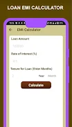 Loangrow - EMI Loan Calculator Screenshot 2