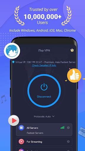 iTop VPN: Proxy & Game Booster Captura de tela 3