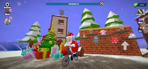 Santa Bike Master Скриншот 1