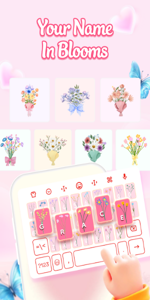 Blom: Flower Language Keyboard Screenshot 1