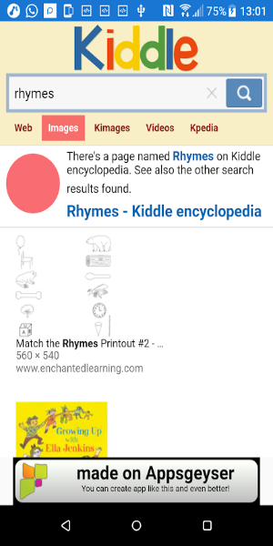 Kiddle App スクリーンショット 2