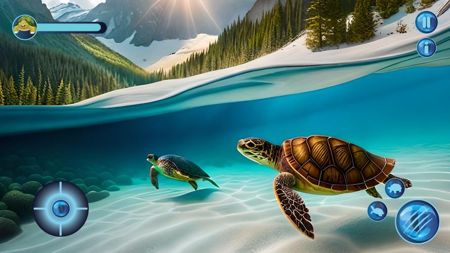 Ocean turtle tortoise Sea Game应用截图第1张