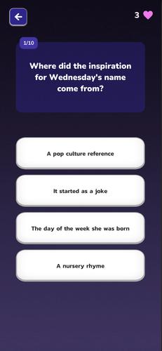 Wednesday Addams Trivia應用截圖第2張