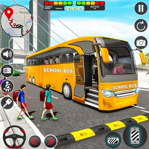 School Bus Simulator Bus Games 스크린샷 1