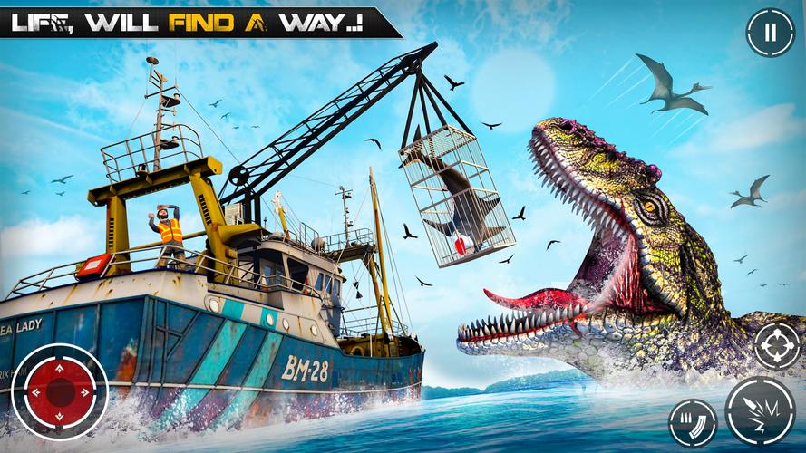 Dinosaur Hunting Gun Games应用截图第2张