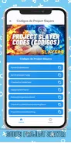 Project Slayers Codes Privados スクリーンショット 1