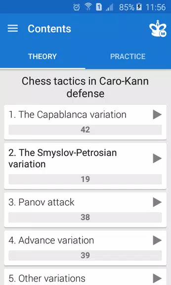 Chess Tactics in Caro-Kann應用截圖第2張