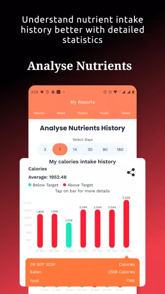 Food Tracker & Calorie Counter應用截圖第3張