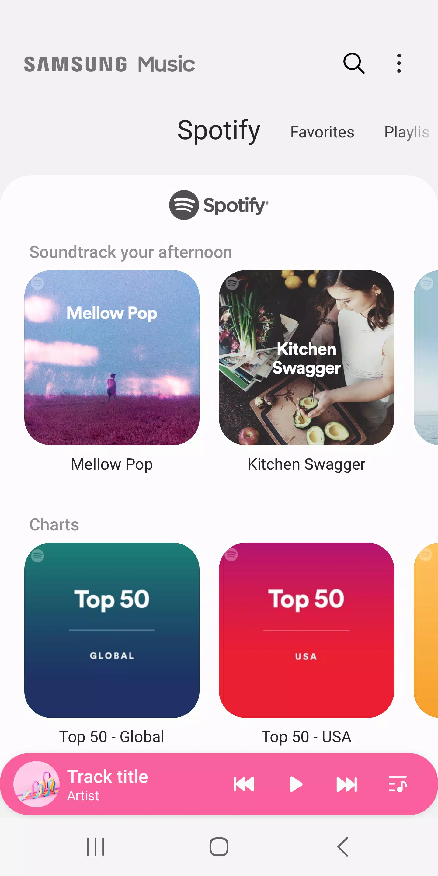 Samsung Music स्क्रीनशॉट 2