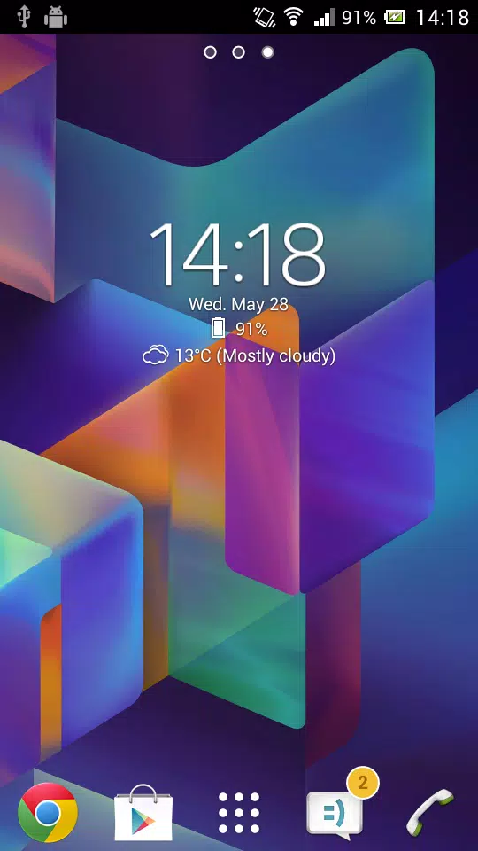Digital Clock & Weather Widget应用截图第1张