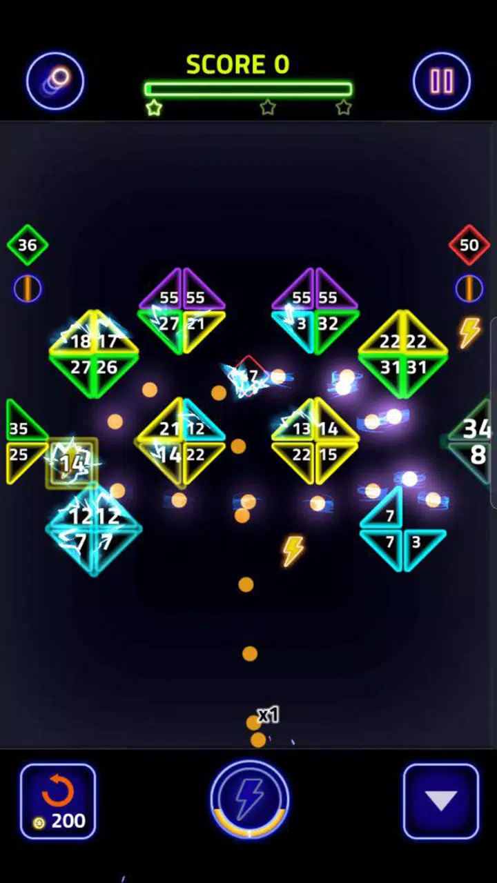 Brick Breaker Glow應用截圖第4張