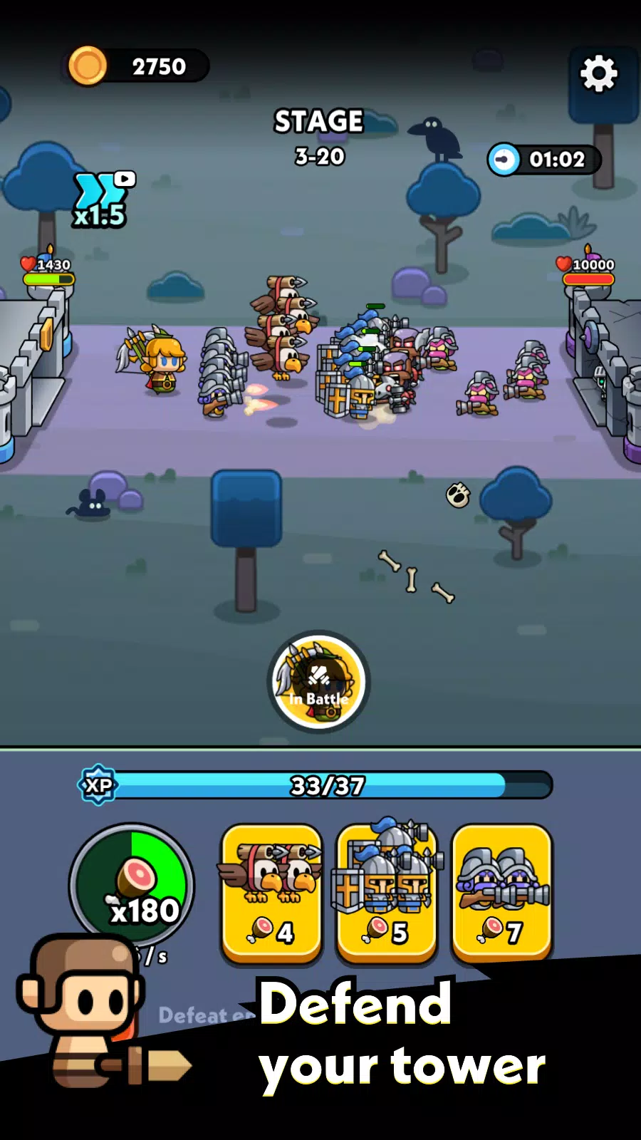 Tiny Warriors Go!應用截圖第3張