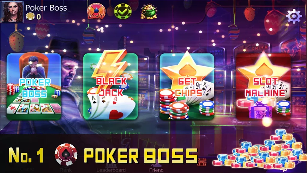 Poker Boss: Texas Holdem Offline स्क्रीनशॉट 1