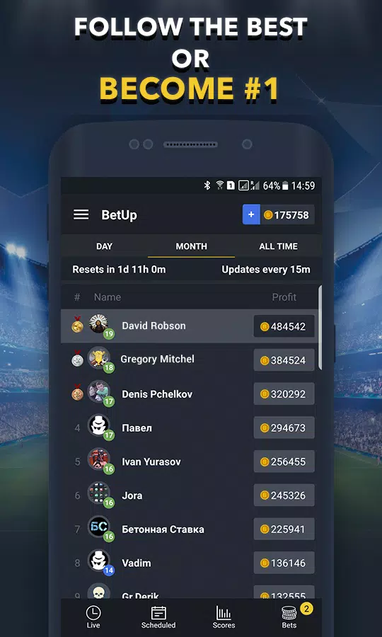 Sports Betting Game - BET UP スクリーンショット 4