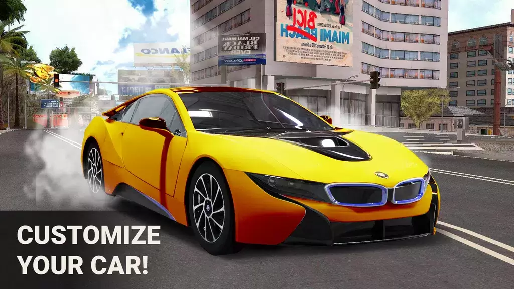Driver BMW I8 Night City Racer स्क्रीनशॉट 3