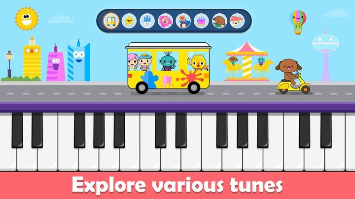 Piano Infantil: Jogos Musicais Captura de tela 1