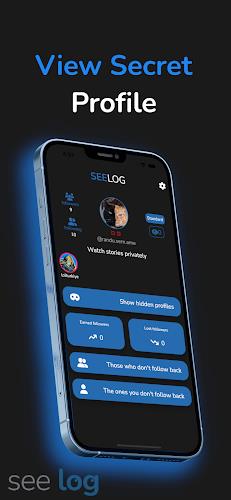 See log - view hidden profile Screenshot 1