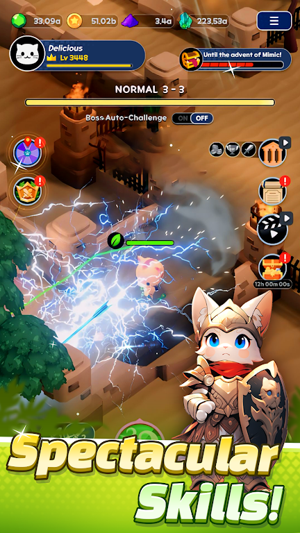 Tower Cat Battle: Idle Cat RPG應用截圖第3張