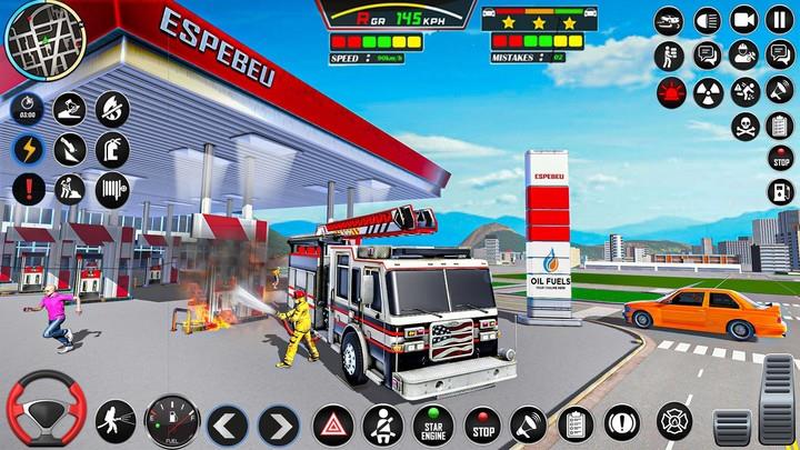 Firefighter: Fire Truck games Screenshot 4