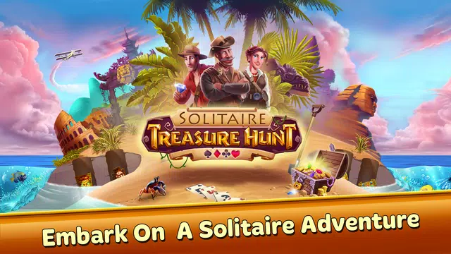 Solitaire Treasure Hunt スクリーンショット 1