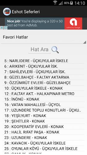 İzmir Otobüs Hareket Saatleri應用截圖第1張