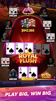 Mega Hit Poker: Texas Holdem Captura de pantalla 3