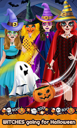 Cute Girl Halloween Makeup Art Captura de pantalla 4