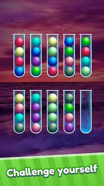 Ball Sort Puzzle Color Sort Mod Captura de pantalla 2