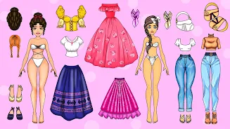 Chibi Dolls Dress Up DIY Games Captura de pantalla 4