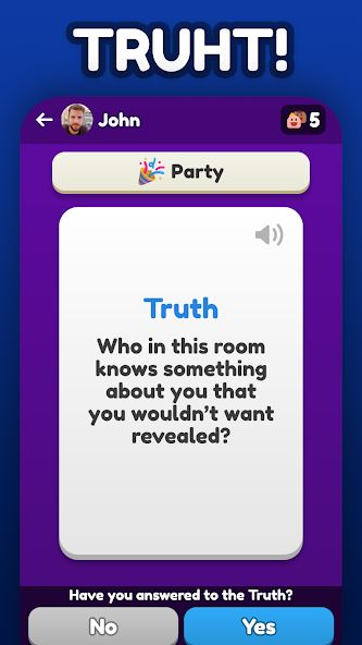 Truth Or Dare 2 - Chat Party Mod Capture d'écran 4