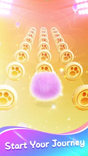 Fluffy Ball: Music Hop Game Captura de pantalla 4