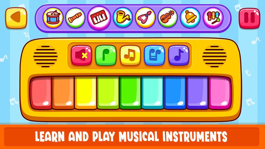 Piano Kids Toddler Music Games Screenshot 1