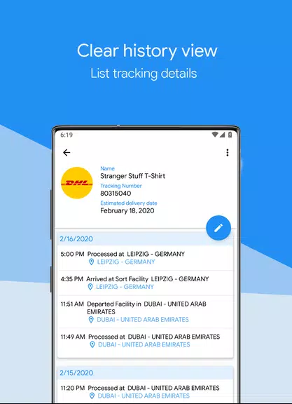 Packages Tracker スクリーンショット 3